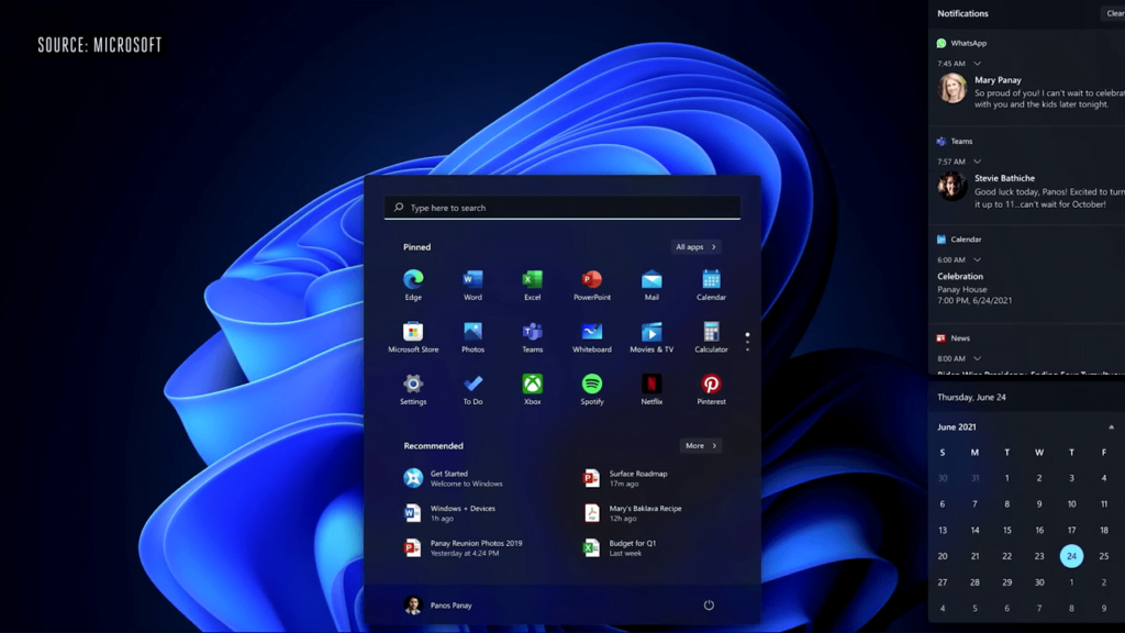 WHAT'S INSIDE NEW WINDOWS 11 New notification center in windows 11